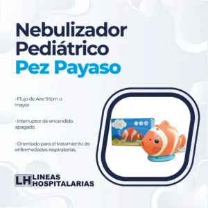 Compresor Nebulizador Nube 1000 Figura Pez Payaso
