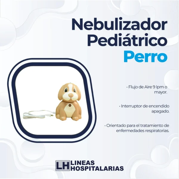Compresor Nebulizador Nube 1000 Figura Perro