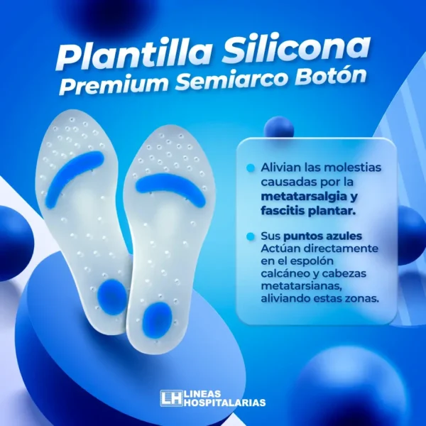 Plantilla Silicona Premium Semiarco Botón