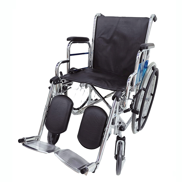 Silla de Ruedas Estándar de acero cromado