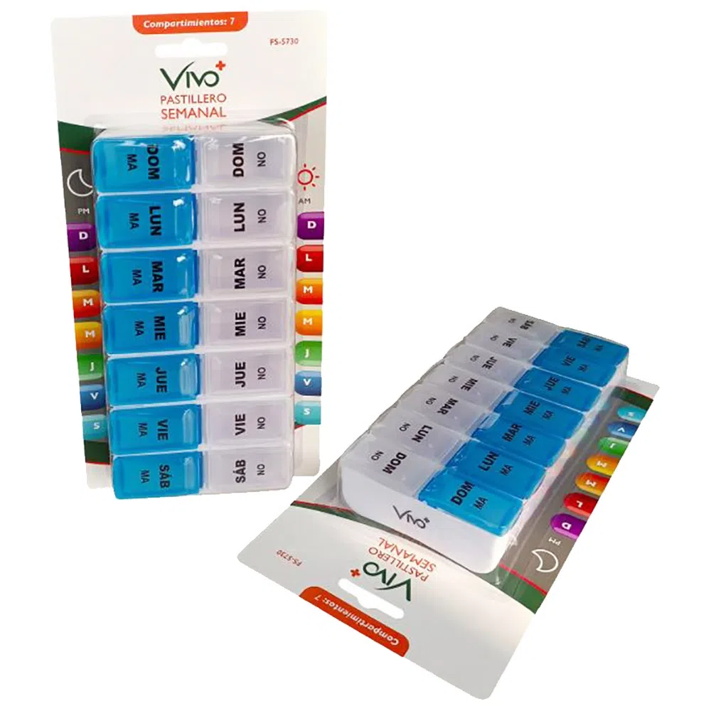 Pastillero Vivo + Semanal AM-PM