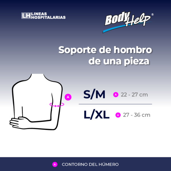 Soporte Hombro una Pieza