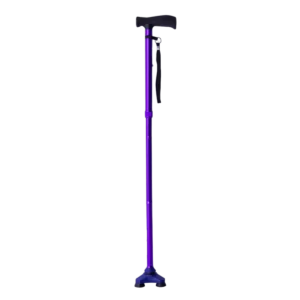 Bastón Hurrycane plegable purpura