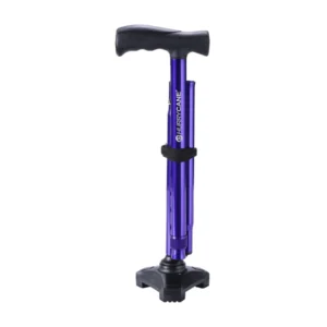 Bastón Hurrycane plegable purpura