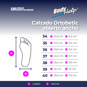 Calzado Ortobetic Abierto