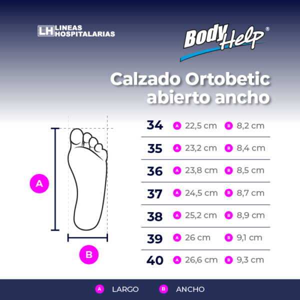 Calzado Ortobetic Abierto
