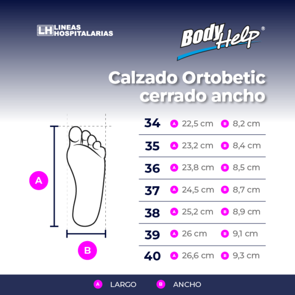 Calzado Ortobetic Cerrado