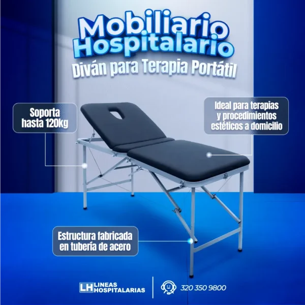 Diván Portátil para Fisioterapia