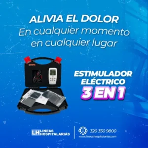 Estimulador Eléctrico Set Digital de Electroterapia