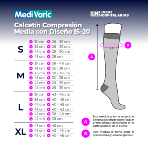 Calcetín Compresión 15-20 Medivaric