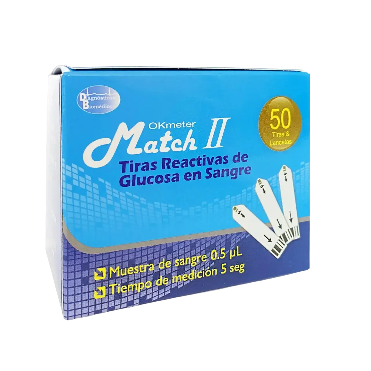 Kit de Lancetas y Tirillas Okmeter Match II