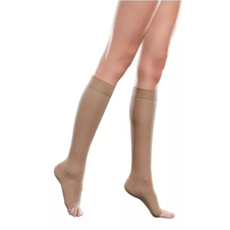 Media Therafirm a la Rodilla 15-20 Puntera Abierta