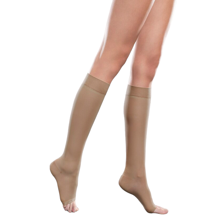 Media Therafirm a la Rodilla 20-30 Puntera Abierta