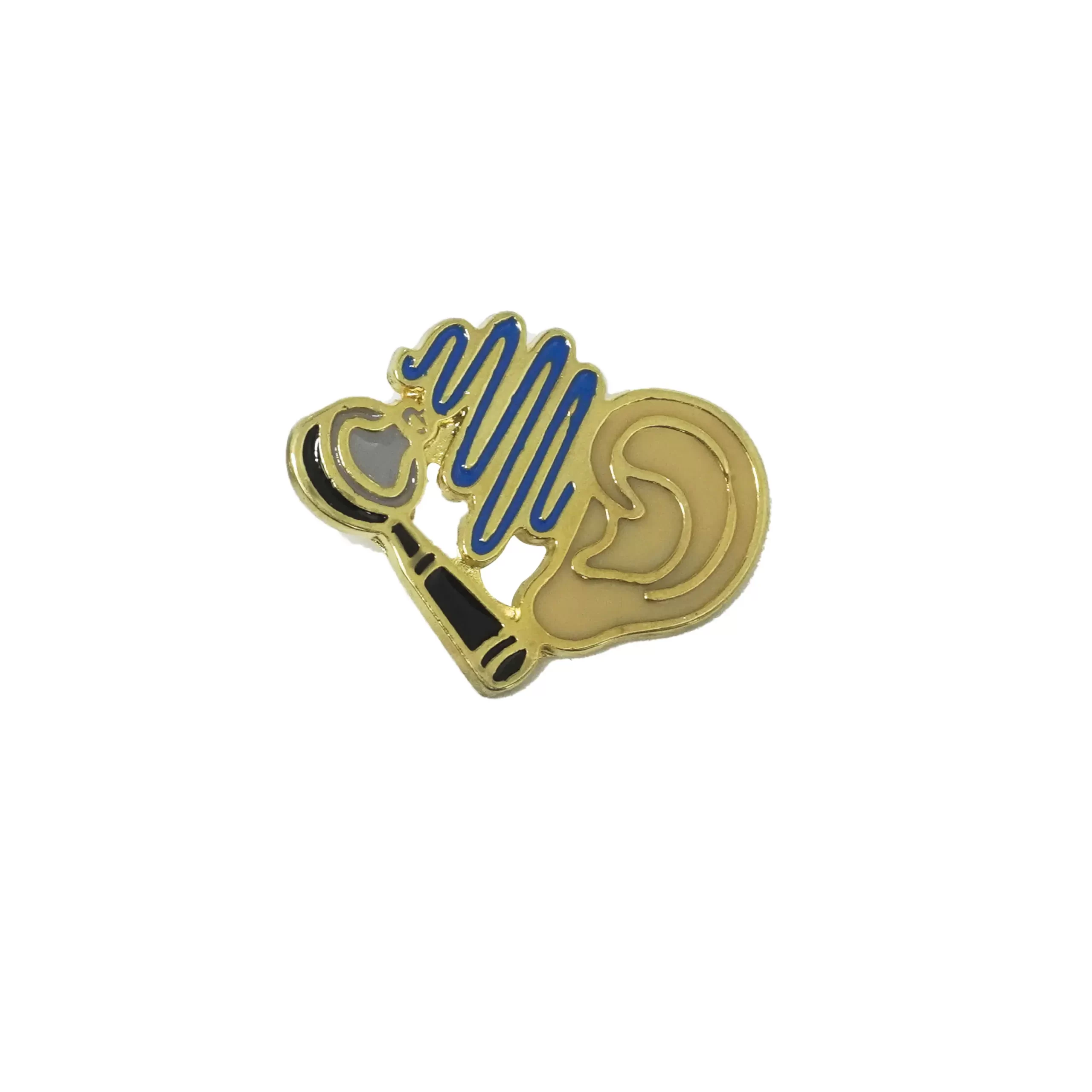 Pin Otoscopio con Oreja