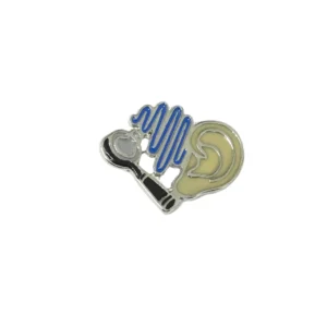 Pin Otoscopio con Oreja
