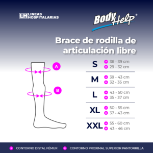 Brace de Rodilla Articulación Libre
