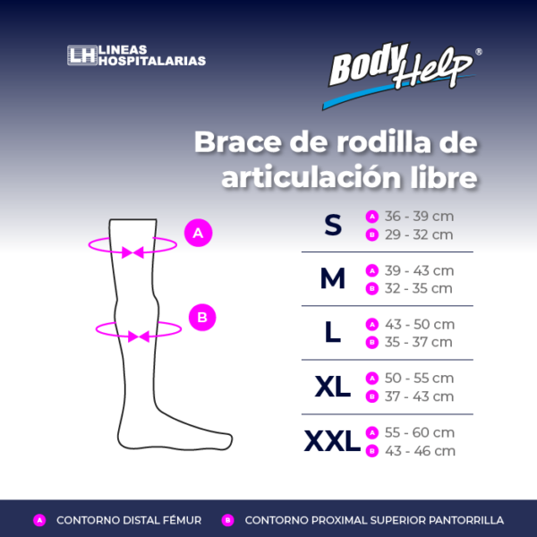 Brace de Rodilla Articulación Libre