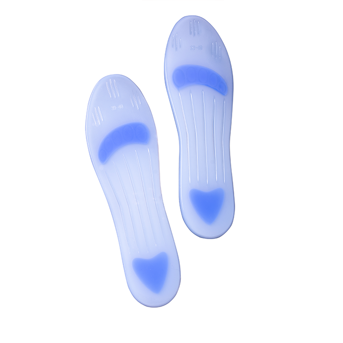 Plantilla Silicona Terapéutica Grabada Apoyos Azules