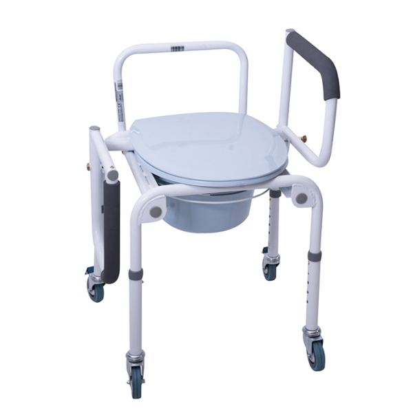 Sanitario con Ruedas Apoyabrazos Acolchados