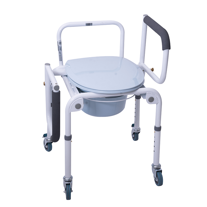 Sanitario con Ruedas Apoyabrazos Acolchados