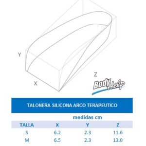 Talonera Silicona Arco Terapéutico