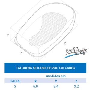 Talonera Silicona Desvío Calcáneo