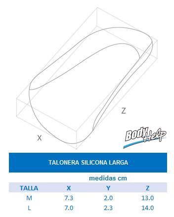 Talonera Silicona Larga