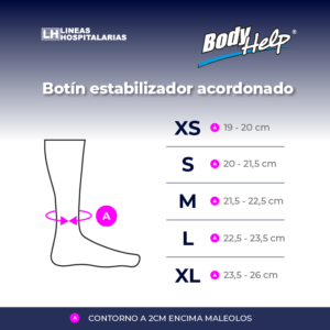Botín Estabilizador Acordonado