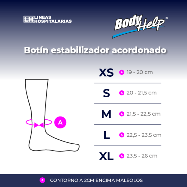 Botín Estabilizador Acordonado