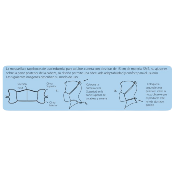 Tapabocas Desechable SMS Body Help