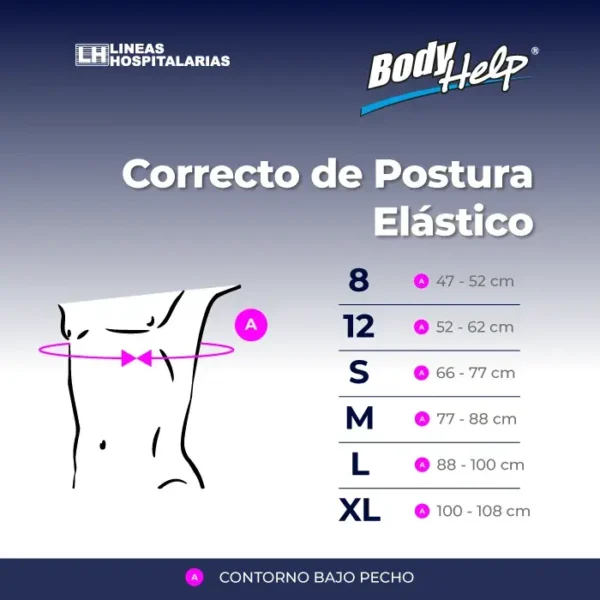 Corrector Postura Elástico