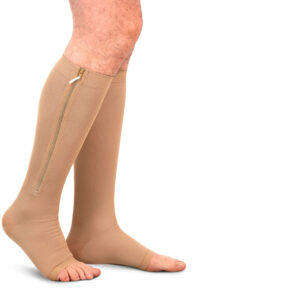 Media Unisex Rodilla 15-20 con Cierre y sin Puntera Medivaric