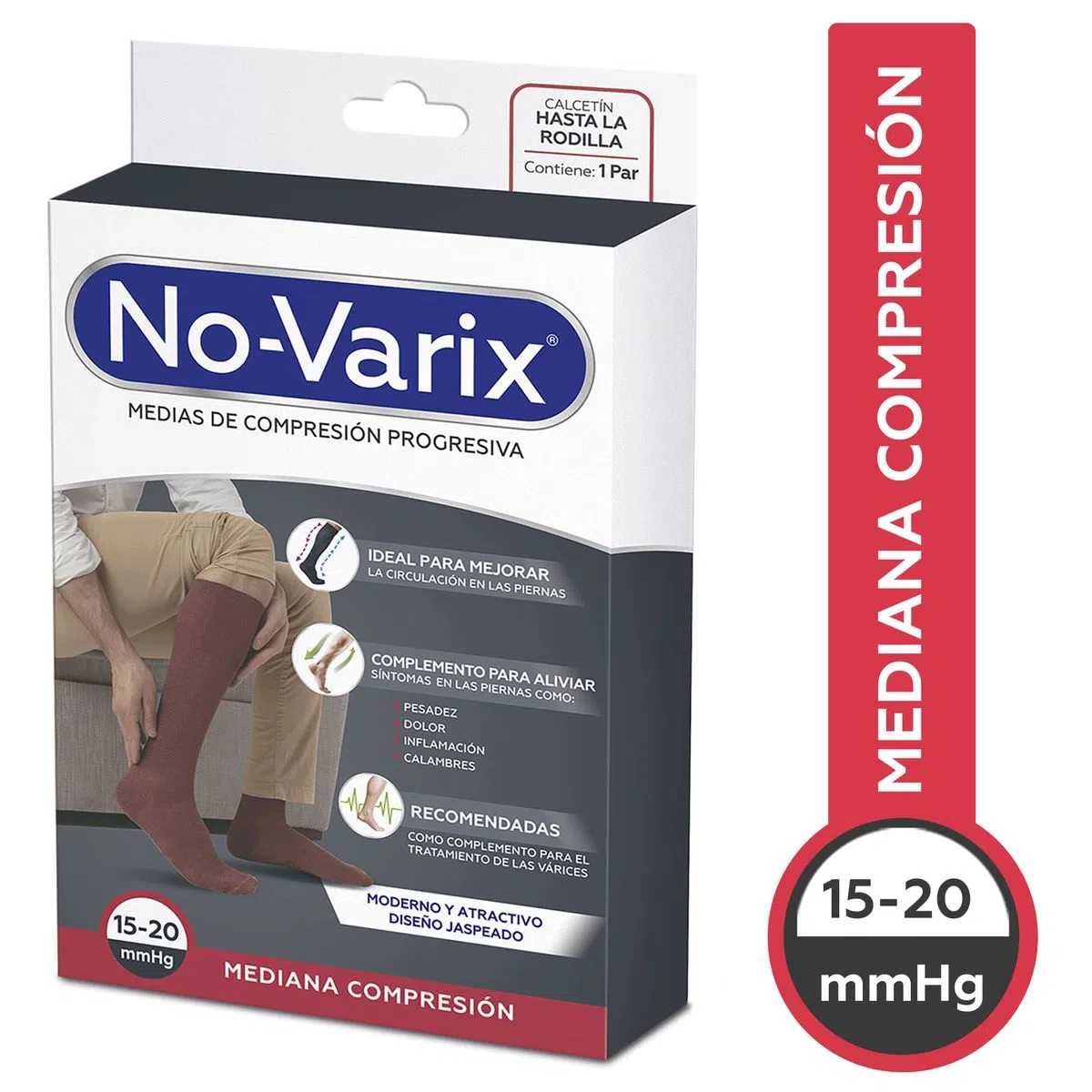 Calcetín Novarix Hombre 15-20 MMHG Jasped