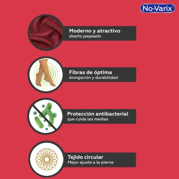 Calcetín Novarix Hombre 15-20 MMHG Jasped