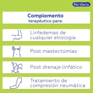 Manga Linfedema Novarix Unisex 30-40 MMHG Sencilla Banda Siliconada