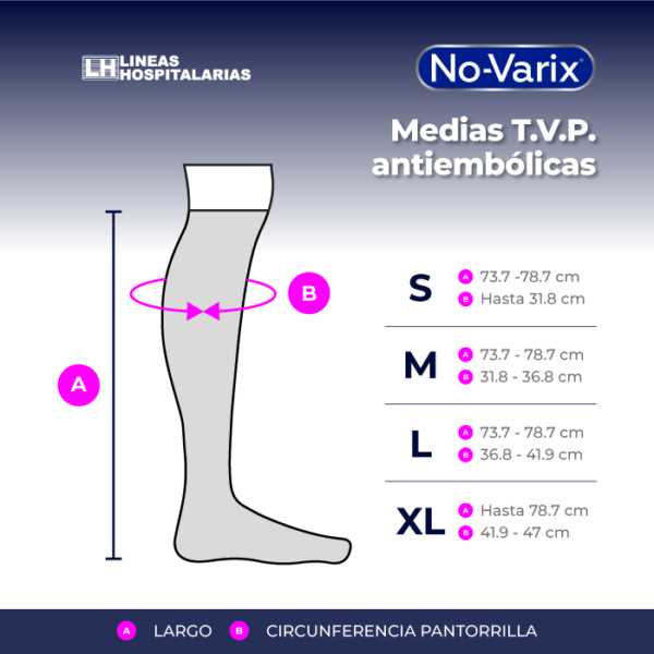 Media T.V.P. Antiembólica Novarix 18-22