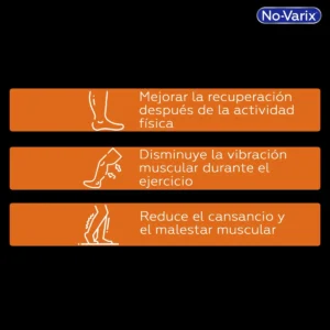 Pantorrillera Novarix Deportiva Unisex 15-20 MMHG Sport
