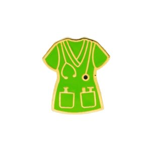 Pin Bata Médico Verde