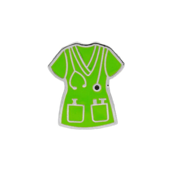 Pin Bata Médico Verde