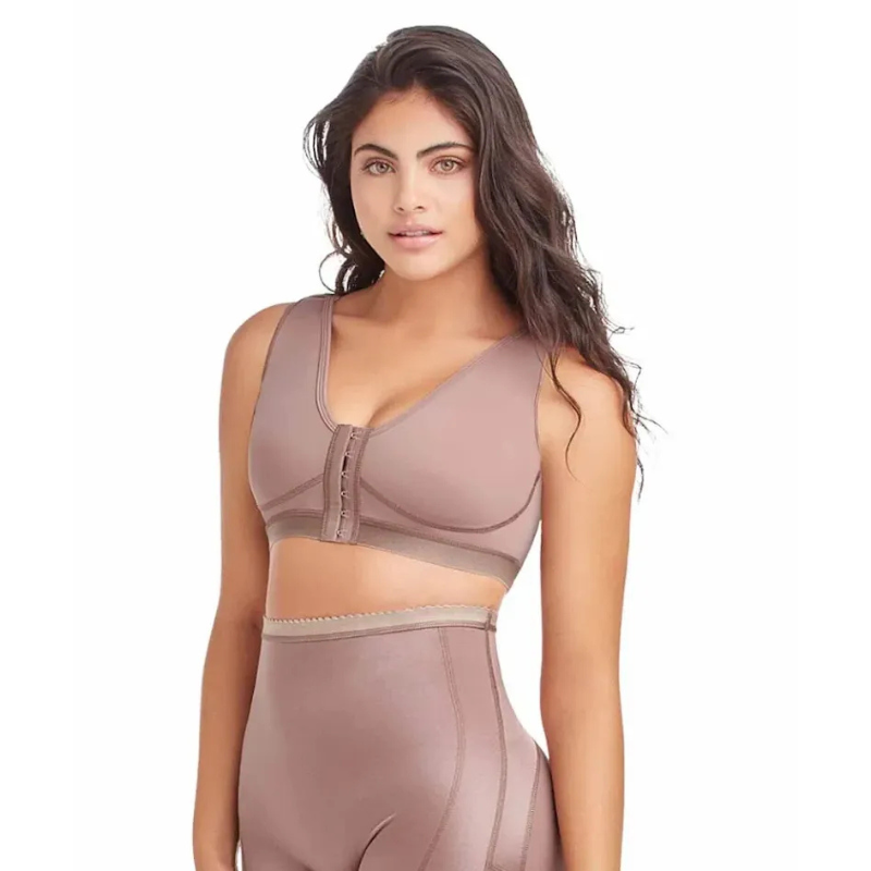 Brasier postcirugía busto broche talla L