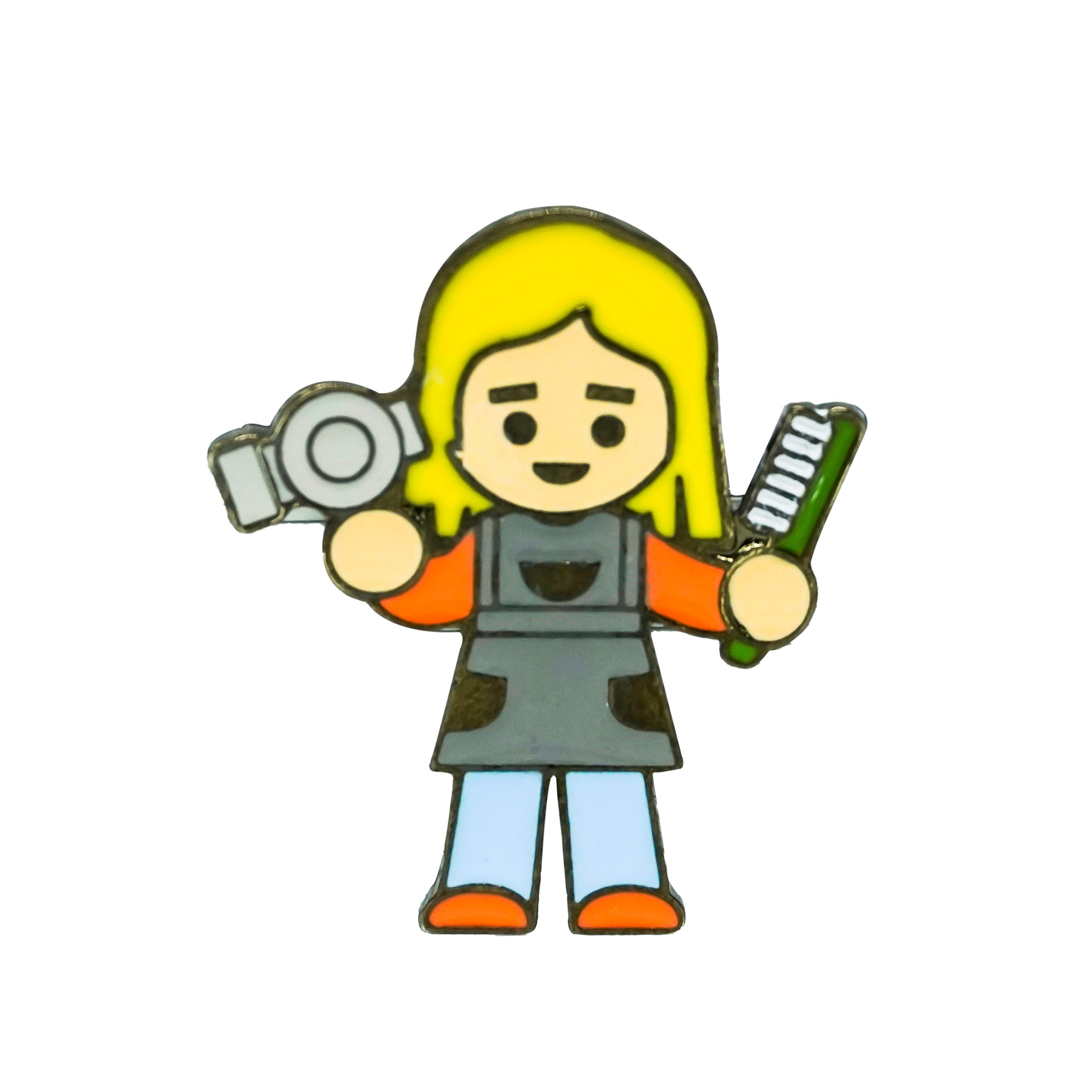 Pin Mujer Estilista