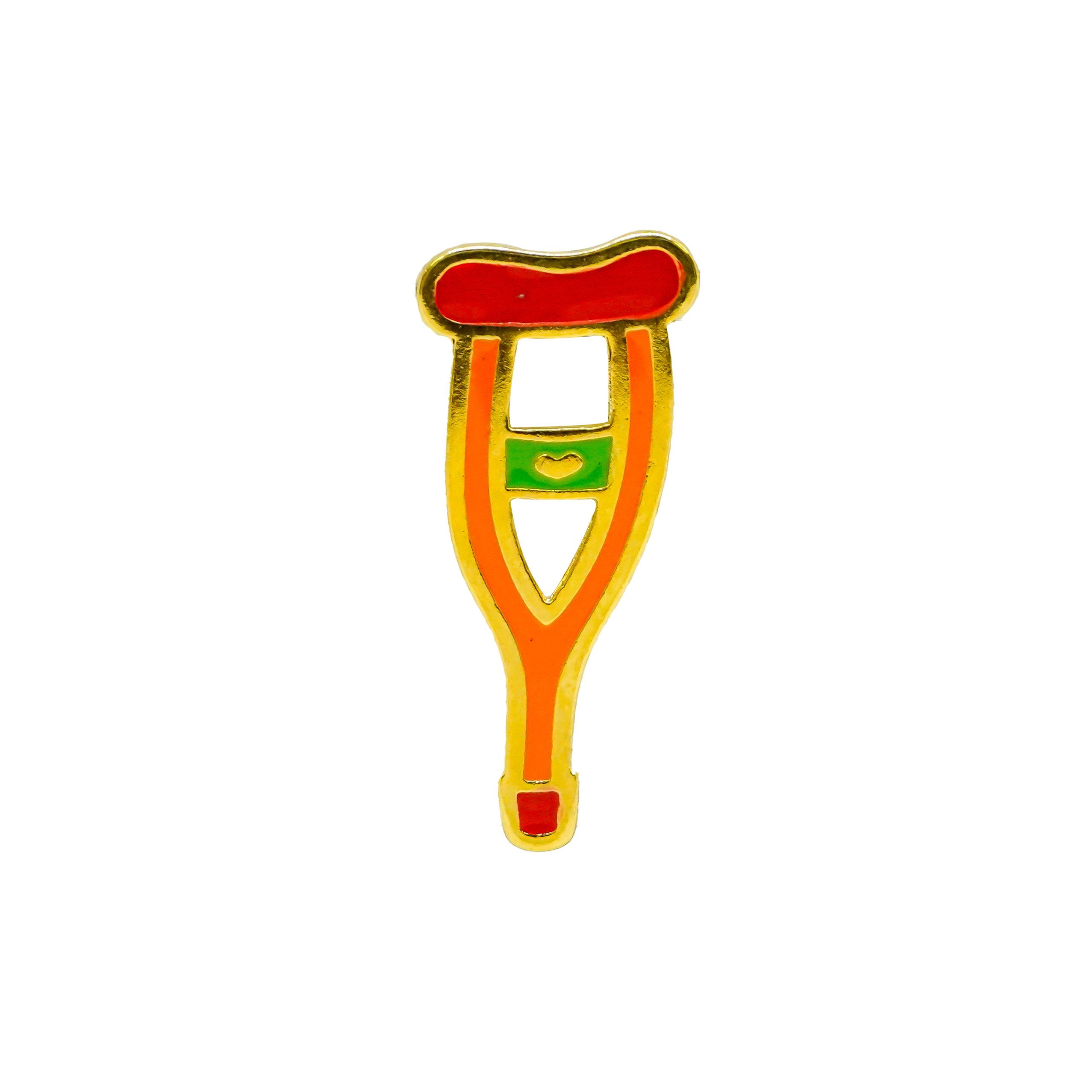 Pin Muleta Roja - Naranja