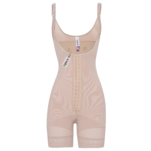 Faja Short Media Pierna, Espalda Alta, Broche Centro