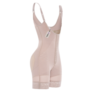Faja Short Media Pierna, Espalda Alta, Broche Centro