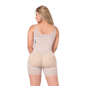 Faja Short Media Pierna Broche Centro Espalda Alta Bidireccional