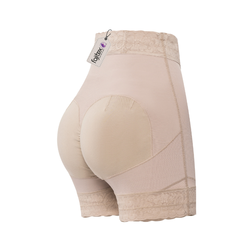 Short Tipo Faja Talle Alto Extra Corto Levanta Glúteos