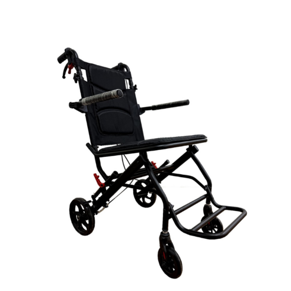 Silla de ruedas de transporte ultraliviana y portable - 1 Silla de ruedas de transporte ultraliviana y portable