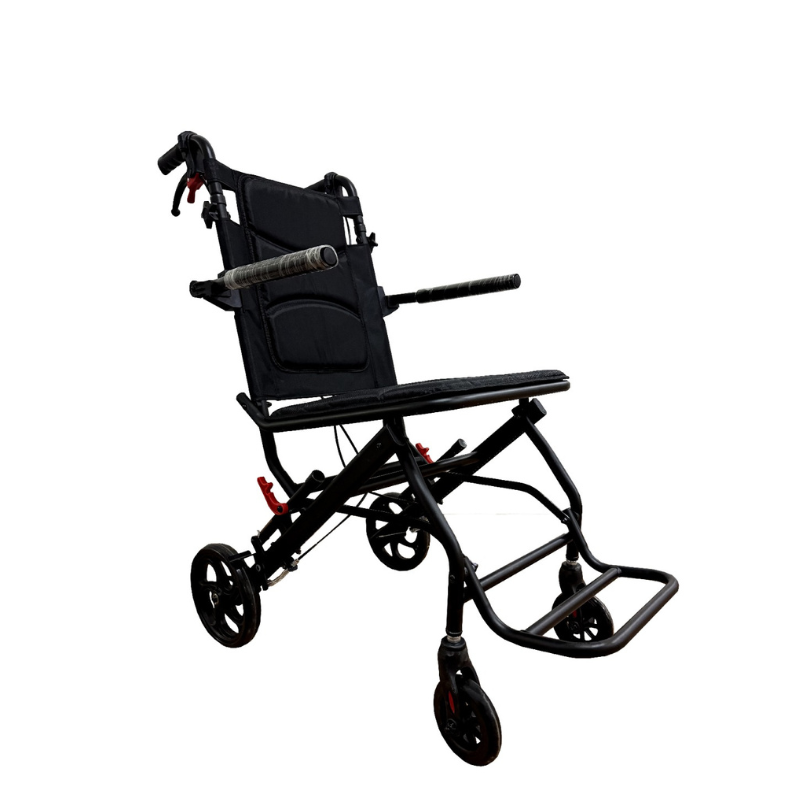 Silla de ruedas de transporte ultraliviana y portable