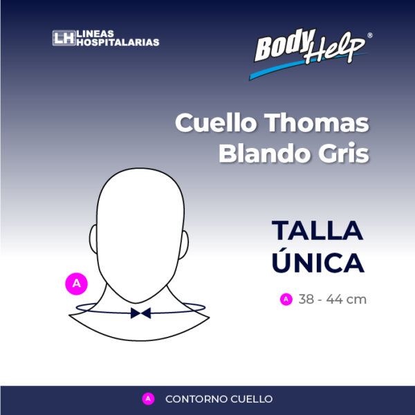 Cuello de Thomas Blando Gris