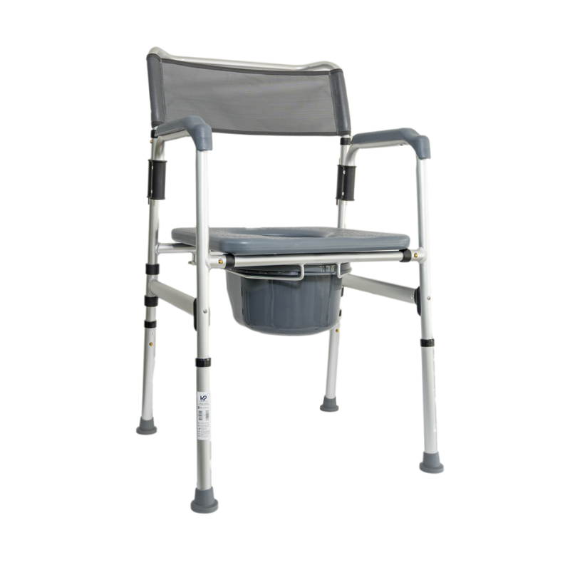 Cómodo Sanitario Plegable En Aluminio